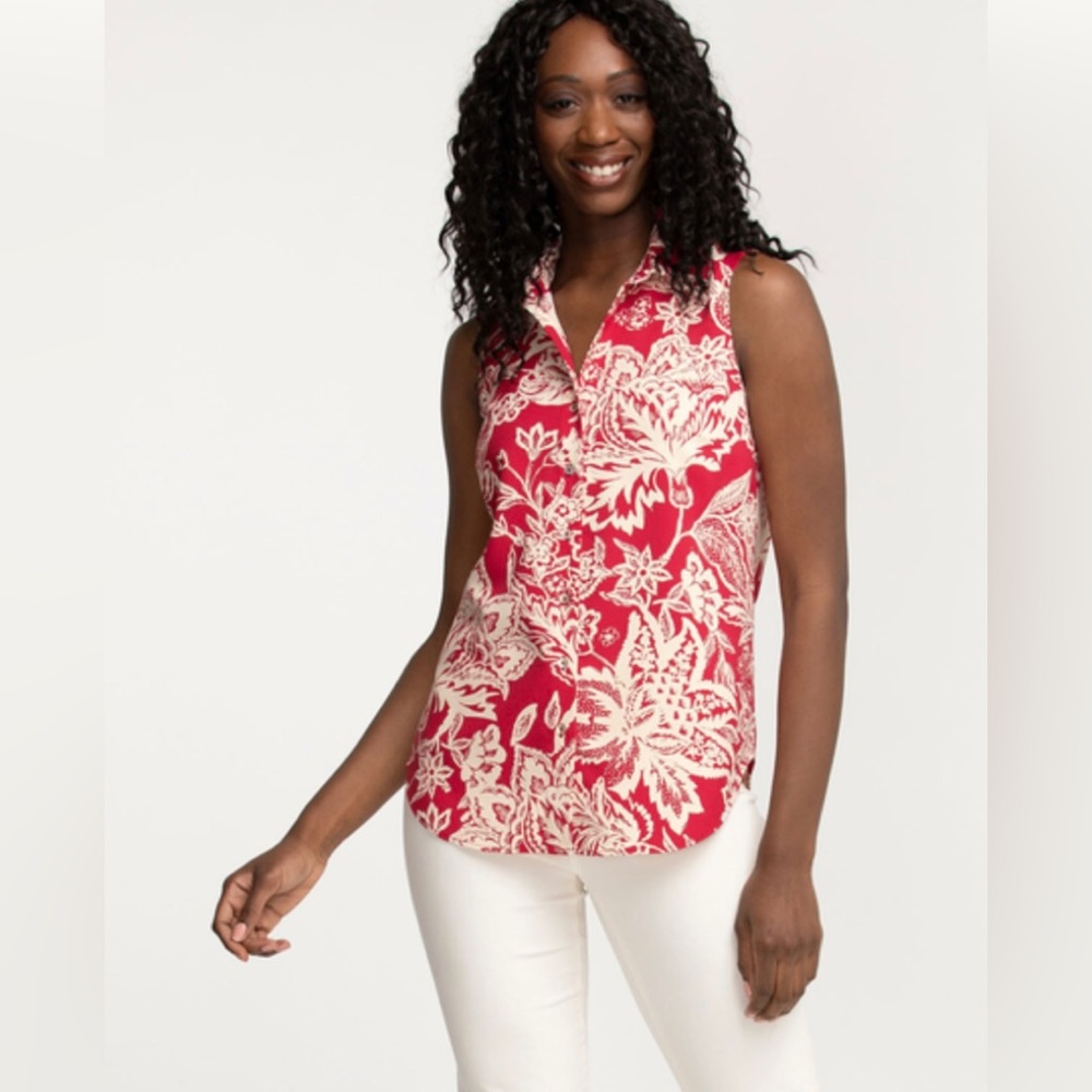 Cleo sleeveless blouse
